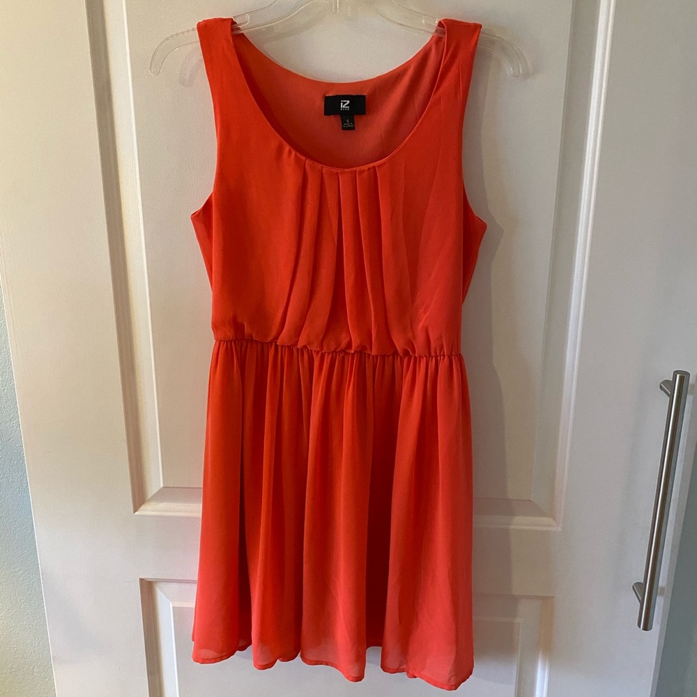 Coral dress